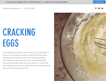 Tablet Screenshot of cracking-eggs.com